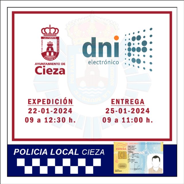 Citas para la próxima renovación del DNI en Cieza - 1, Foto 1