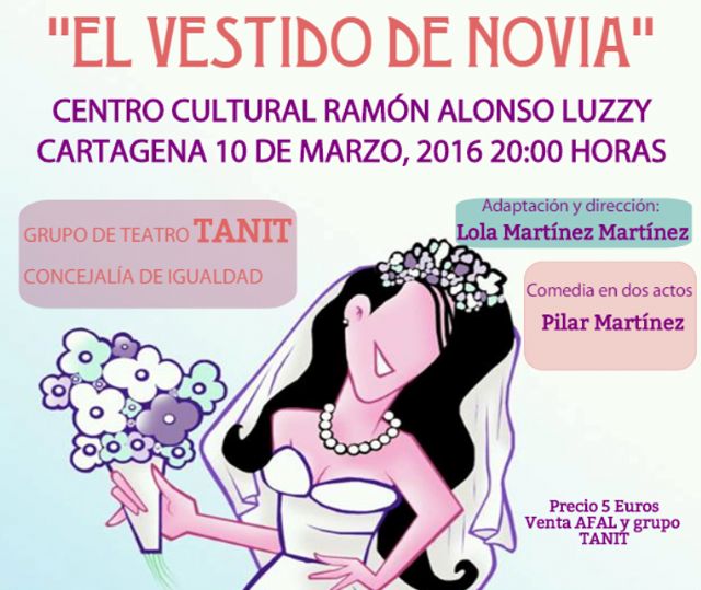 El Vestido de la Novia, del grupo de teatro Tanit, a beneficio de AFAL - 2, Foto 2
