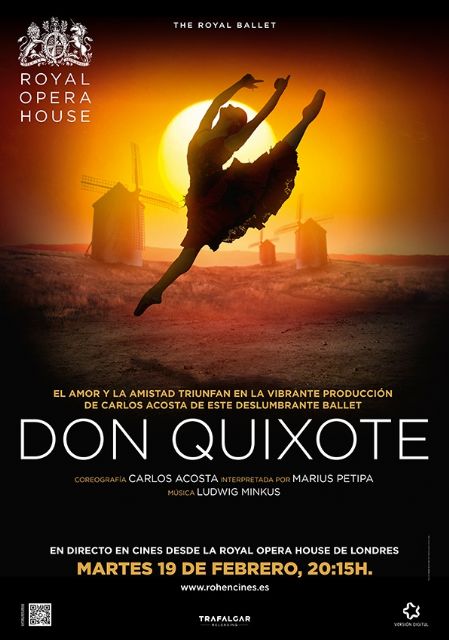La Región de Murcia acoge mañana la emisión en directo desde Londres de “Don Quijote”, del Royal Ballet, Foto 3