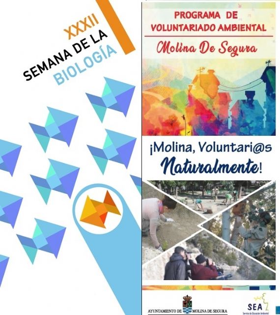 El Programa de Voluntariado Ambiental ¡Voluntari@s Naturalmente! del Ayuntamiento de Molina de Segura participa en la XXXII Semana de Biología de la Universidad de Murcia - 1, Foto 1