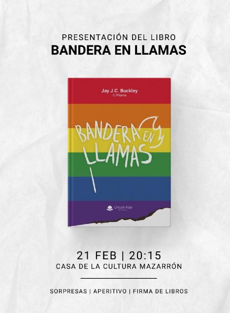 Jay Buckley presenta su libro Bandera en llamas este viernes 21 en el Centro Cultural - 1, Foto 1