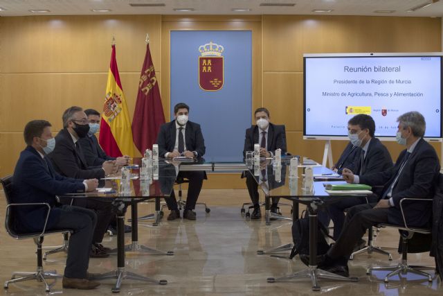 López Miras reclama que el peso específico de la agricultura de la Región de Murcia sea tenido en cuenta en el reparto de fondos europeos - 3, Foto 3