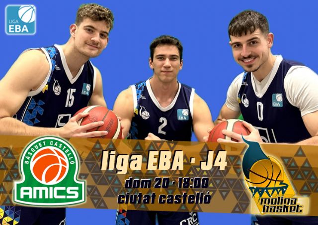 LIGA EBA | El Tau Castelló B recibe el domingo al Sercomosa Molina Basket - 1, Foto 1