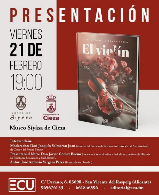 La primera novela de José Antonio Vergara se presenta en el Museo Siyâsa - 1, Foto 1