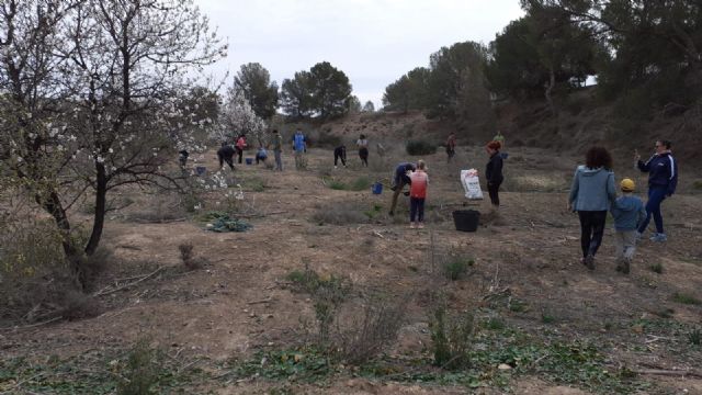 Más de un centenar de voluntarios se implican en la reforestación de los parques municipales del Majal Blanco y Los Pelaos en Corvera - 1, Foto 1