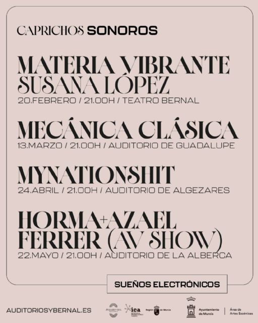 Ciclo Caprichos Sonoros: sueños electrónicos en los Auditorios Municipales de Murcia - 5, Foto 5