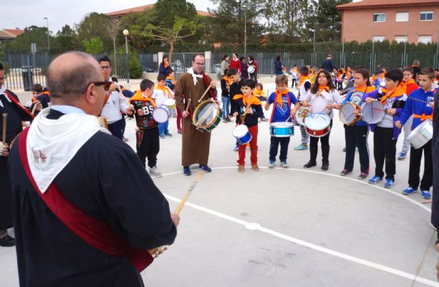 Las Torres de Cotillas calienta motores para su tamborada en el colegio Joaquín Cantero - 1, Foto 1