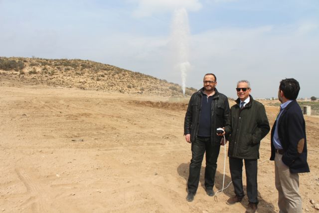 El Ministerio finaliza en tiempo récord la tubería del Valle del Guadalentín para combatir la sequía