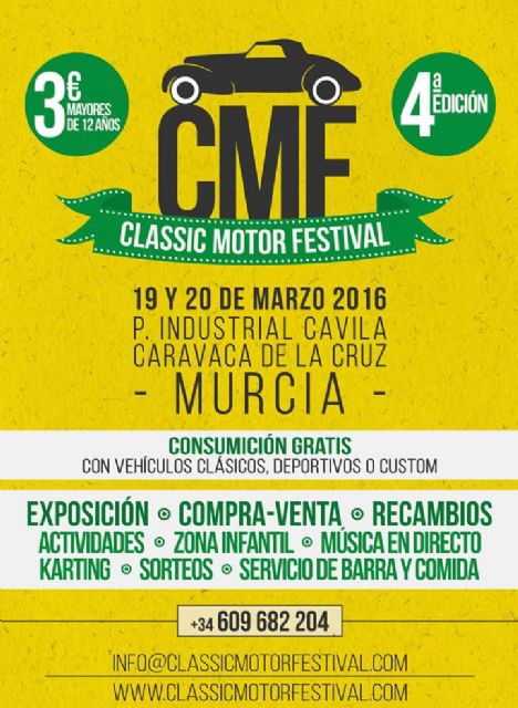 Clubes de coches clásicos se dan cita en Caravaca con motivo del 'Classic Motor Festival' - 2, Foto 2