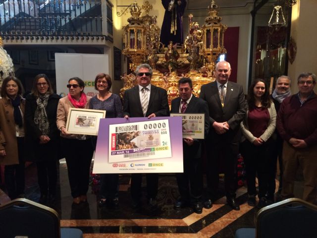 Presentado el cupón de la ONCE dedicado a la imagen de Jesús Nazareno - 1, Foto 1