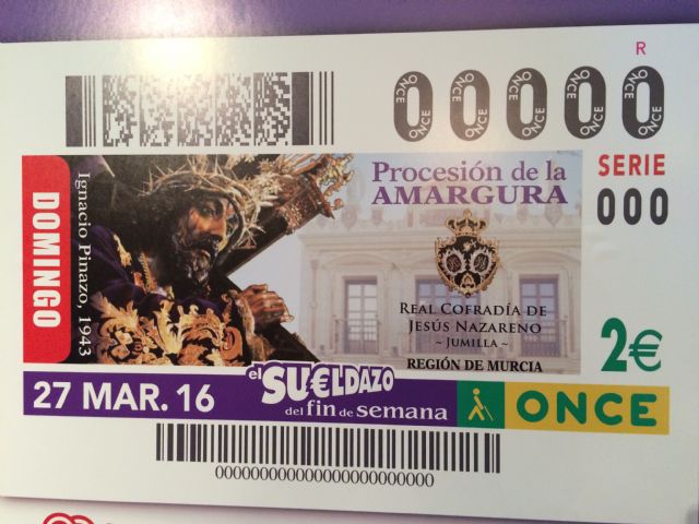 Presentado el cupón de la ONCE dedicado a la imagen de Jesús Nazareno - 2, Foto 2