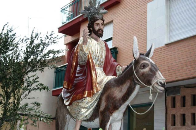 Procesión de la entrada triunfal de Jesús a Jeresulén, el Domingo de Ramos en Alcantarilla - 1, Foto 1