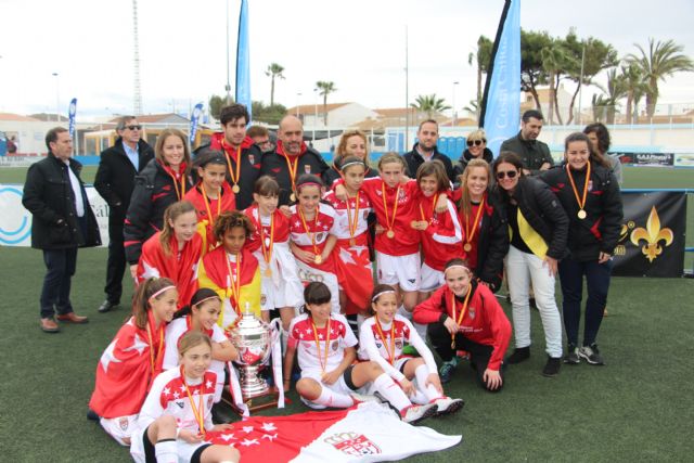Madrid se proclama campeona de España alevín  en el campeonato de fútbol 8 femenino celebrado en San Pedro del Pinatar - 3, Foto 3