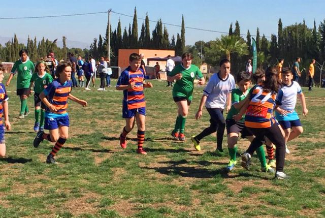 Cerca de 200 jóvenes jugadores de rugby disfrutan de una gran fiesta del deporte en Las Torres de Cotillas - 1, Foto 1