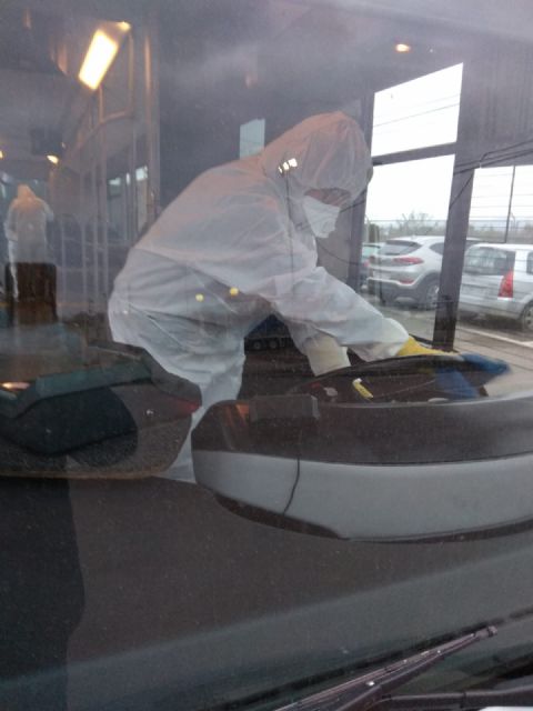 Limusa multiplica su operativo de limpieza desinfectante en la red viaria y transporte urbano, así como en el interior de estancias municipales y consultorios médicos - 1, Foto 1