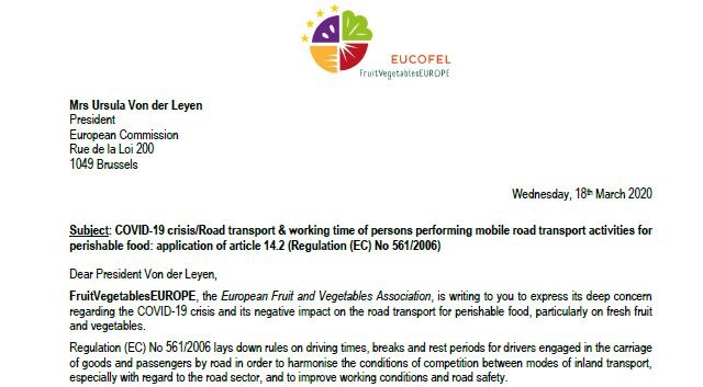Marín reclama a la Comisión Europea que facilite el transporte de frutas y hortalizas por carretera - 1, Foto 1