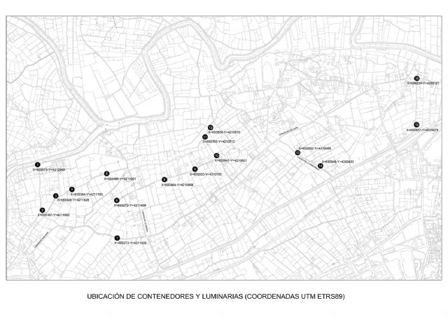 Energía sostenible para iluminar 16 puntos de contenedores de basura en viales públicos de pedanías - 1, Foto 1