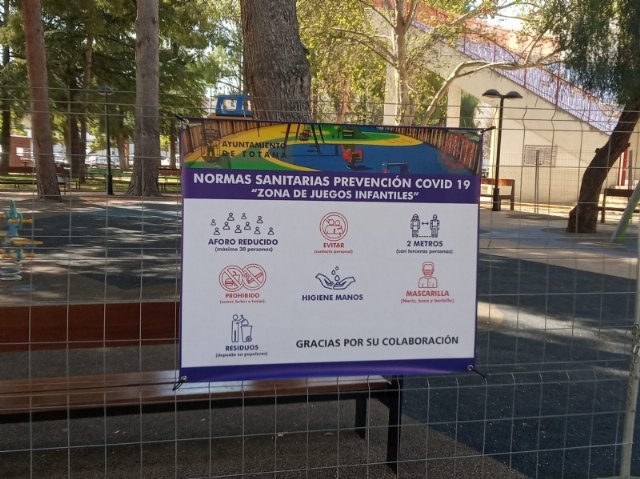 Se reabre desde hoy la zona de juegos infantil del Parque Municipal Marcos Ortiz - 2, Foto 2