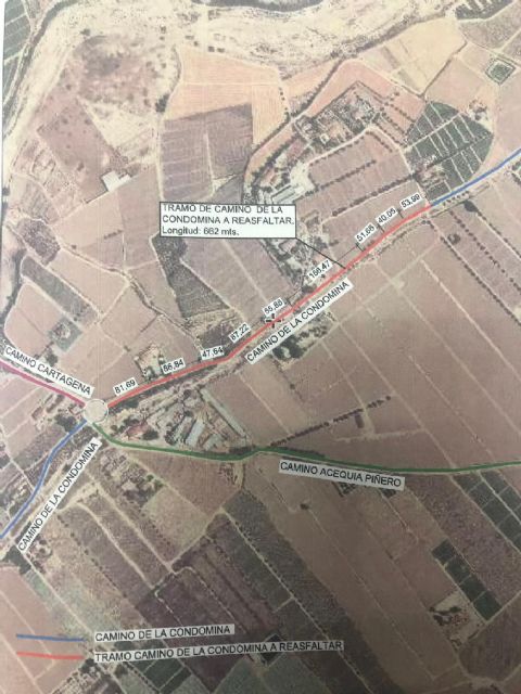 El Ayuntamiento de Lorca inicia la próxima semana la actuación de ensanche y mejora del Camino de la Condomina de la pedanía de Marchena - 1, Foto 1