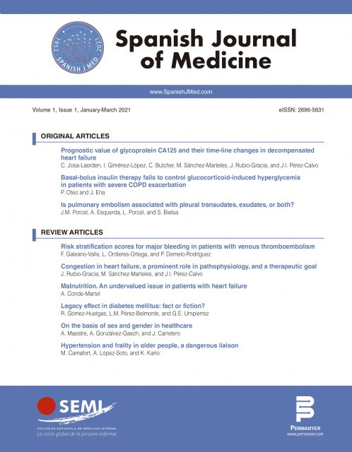 Publicado el primer número de la Spanish Journal of Medicine, la nueva revista científica de la SEMI: open access, en línea y en inglés - 1, Foto 1