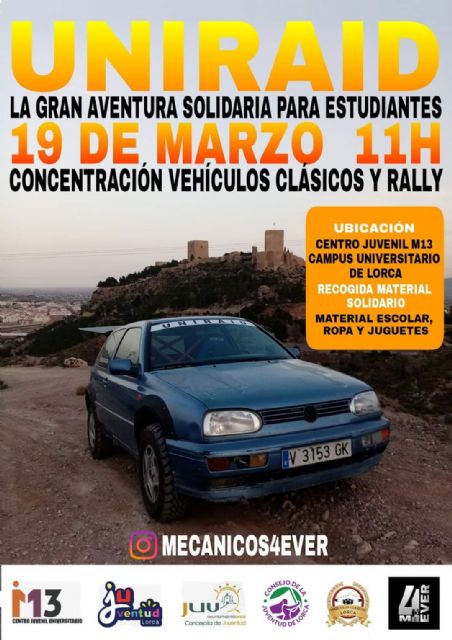 El Centro Juvenil M13 acoge este sábado, 19 de marzo, la actividad 'Uniraid: la gran aventura solidaria para estudiantes' para jóvenes amantes del motor - 2, Foto 2
