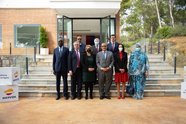 Una delegación del Gobierno de Mauritania visita la refinería de Repsol en Cartagena - 1, Foto 1