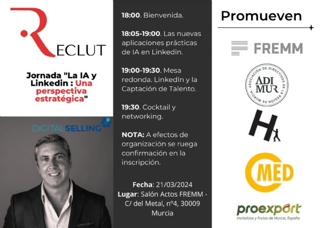 Álex López, top 20 mundial de Social Selling y el primero de habla hispana, impartirá una conferencia en Murcia sobre la aplicación de la Inteligencia Artificial en LinkedIn - 1, Foto 1