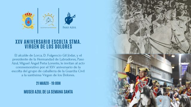 El Paso Azul homenajeará al Grupo de Caballería de la Guardia Civil en su XXV aniversario escoltando a la Virgen de los Dolores - 2, Foto 2