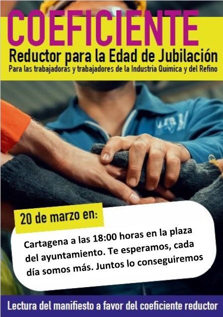 Los trabajadores de la industria quimica y el refino siguen reclamando el coeficiente reductor de la edad de jubilacion - 1, Foto 1