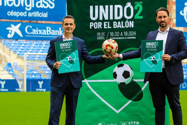CaixaBank y el UCAM Murcia C.F. presentan la segunda edición de 'Unidos por el balón' en la que participarán más de 300 niños - 2, Foto 2