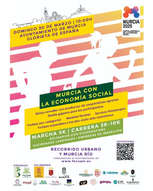 El deporte y la Economía Social se darán la mano por las calles de Murcia el próximo 30 de marzo - 1, Foto 1