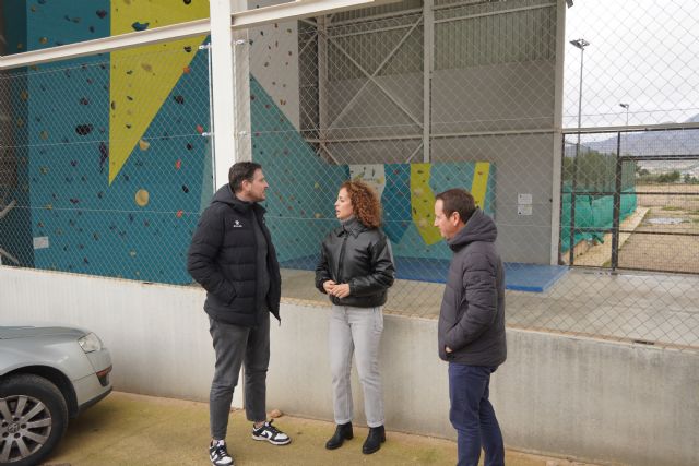 Comienzan las obras para la instalación de iluminación en el rocódromo municipal - 2, Foto 2