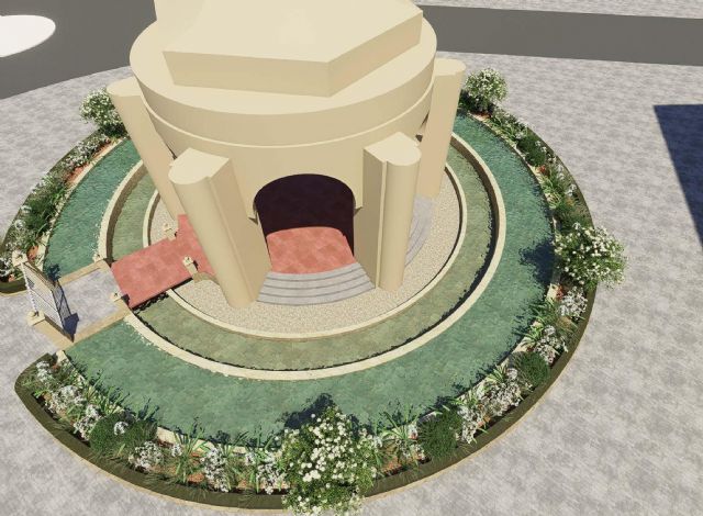 El ajardinamiento perimetral del Templete se renueva con 800 plantas de siete especies - 2, Foto 2