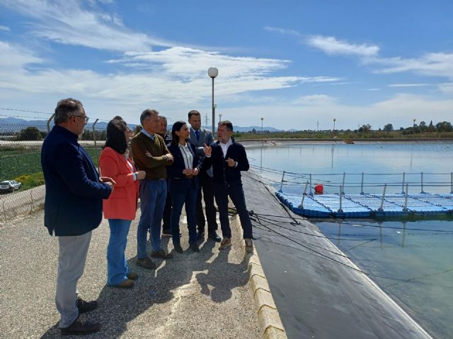 La Comunidad subvenciona con 300.000 euros la planta fotovoltaica flotante de la Comunidad de Regantes de Lorca - 2, Foto 2