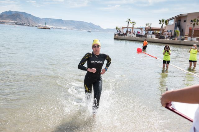 Éxito de participación en la primera travesía a nado por las aguas de la Bahía de Mazarrón - 3, Foto 3