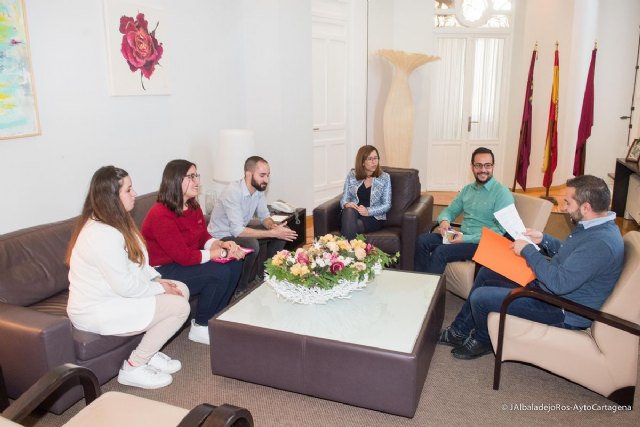 La alcaldesa se reúne con el colectivo Galáctico para que Cartagena siga avanzando en materia de Igualdad LGTBI - 1, Foto 1