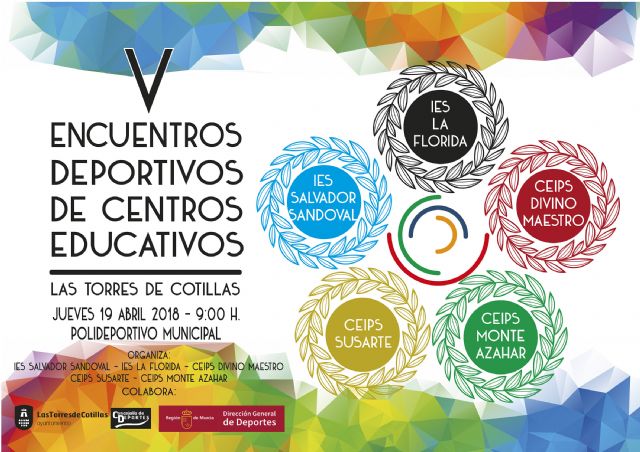 Los 'Encuentros Deportivos Escolares' de Las Torres de Cotillas, listos para celebrar su quinta edición con 500 participantes - 1, Foto 1