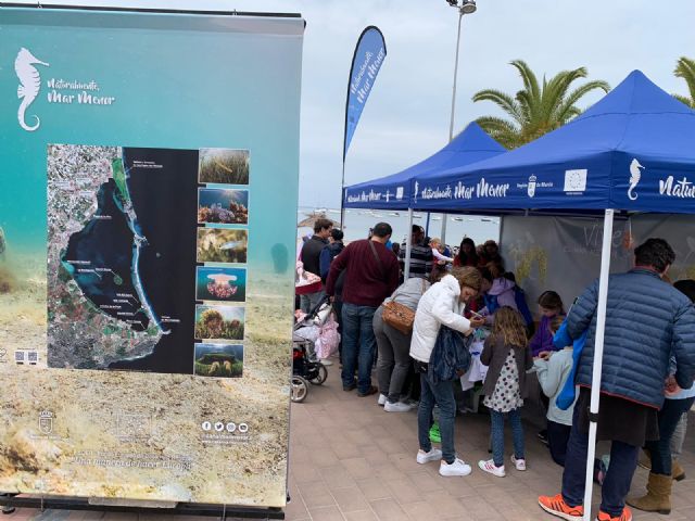 Los visitantes podrán conocer esta Semana Santa el estado del Mar Menor y sus valores naturales a través de tres puntos informativos - 1, Foto 1