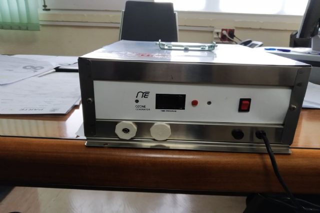 Refrigeración Guillén dona un generador de ozono para desinfectar los coches de la Policía Local - 1, Foto 1