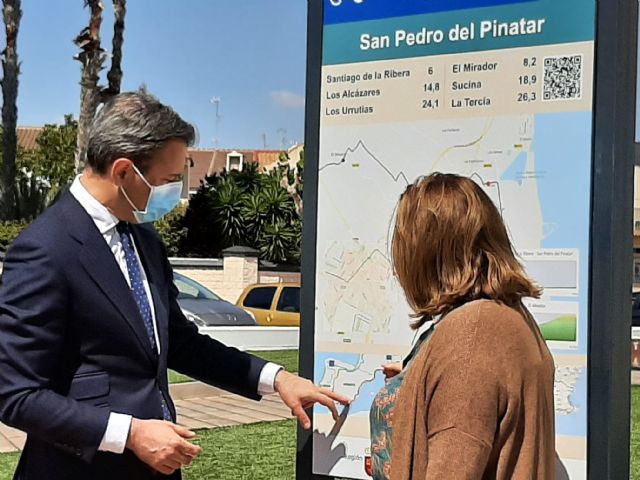 Turismo comienza en San Pedro del Pinatar la señalización de la ruta cicloturista EuroVelo - 1, Foto 1