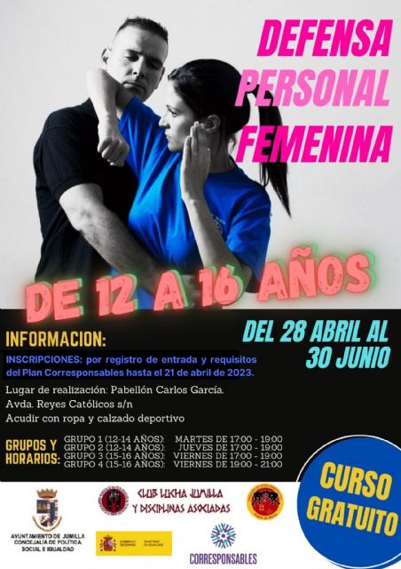 Curso gratuito de defensa personal femenina para chicas de 12 a 16 años - 1, Foto 1