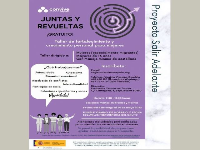 CONVIVE Fundación Cepaim pone en marcha un taller para la prevención de la violencia de género en Totana, Foto 1