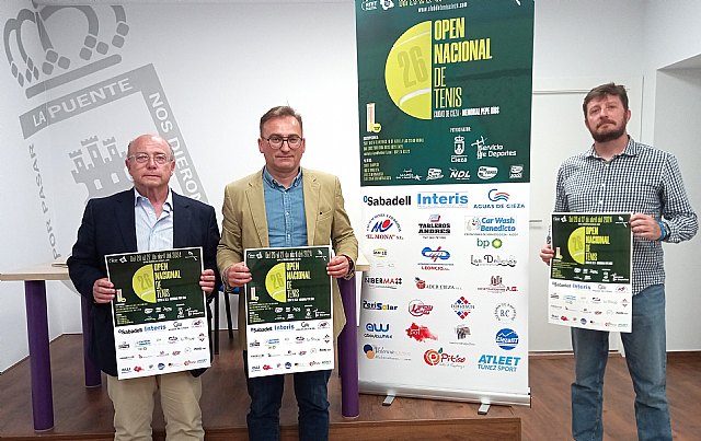 Presentan el 26 Open Nacional de Tenis, ciudad de Cieza. Memorial Pepe Ríos - 1, Foto 1