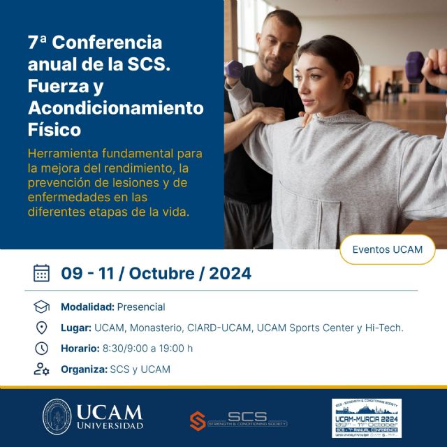 Strength and Conditioning Society (SCS) celebrará su congreso mundial sobre PreparaciónFísicay Acondicionamiento en Murcia - 1, Foto 1