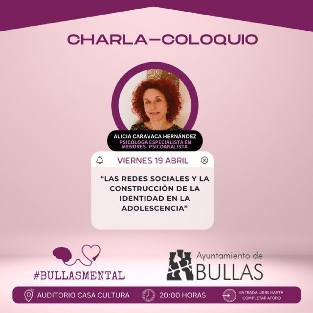 Cuarta charla del Ciclo #BullasMental con Alicia Caravaca - 1, Foto 1