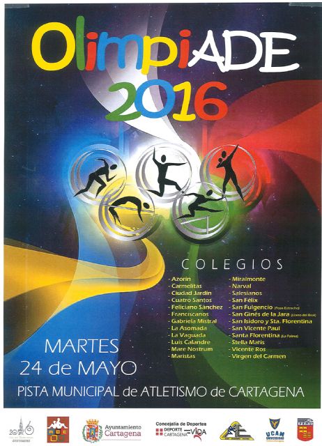 Cartagena encenderá la antorcha olímpica en el Olimpiade 2016 con la participación de una veintena de colegios - 1, Foto 1