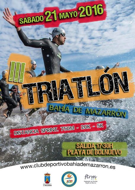 El Triatlón Bahía de Mazarrón reúne este sábado a 300 participantes, Foto 4