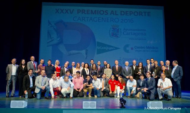 Cartagena reconoce a sus deportistas y entidades deportivas en la gala de entrega de los XXXV Premios al Deporte - 1, Foto 1