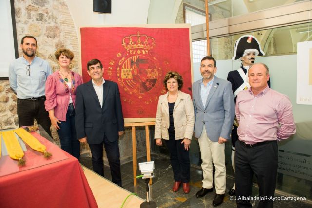 La bandera restaurada de las milicias urbanas de Carlos III podra visitarse en la Noche de los Museos - 1, Foto 1
