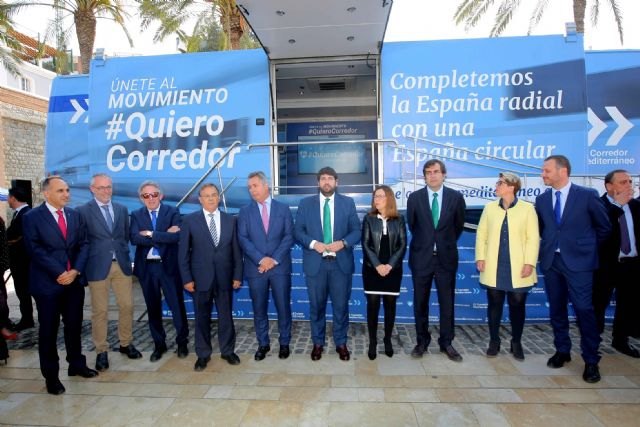 López Miras: El Corredor Mediterráneo es una realidad y está proyectado y previsto que llegue a Cartagena, Foto 3